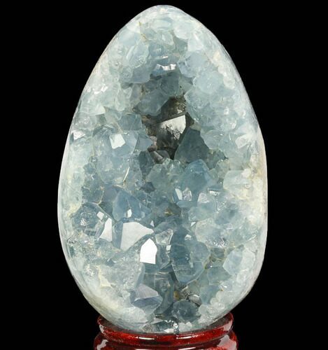 Crystal Filled, Celestine (Celestite) Egg #124715